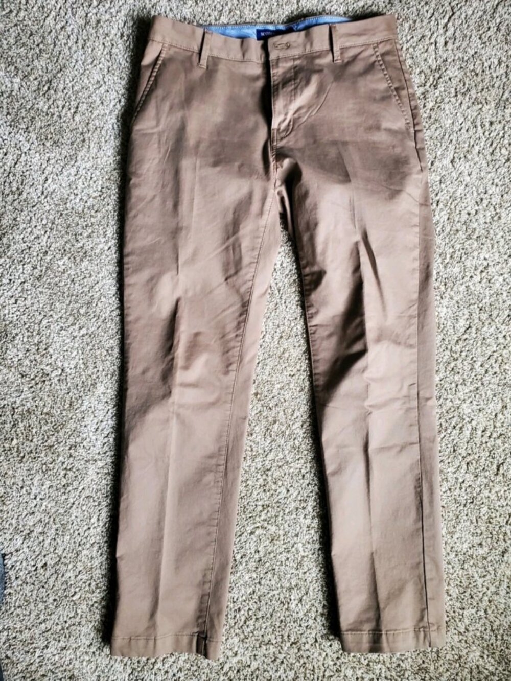 Scotch and Soda light brown cotton chinos 30x32